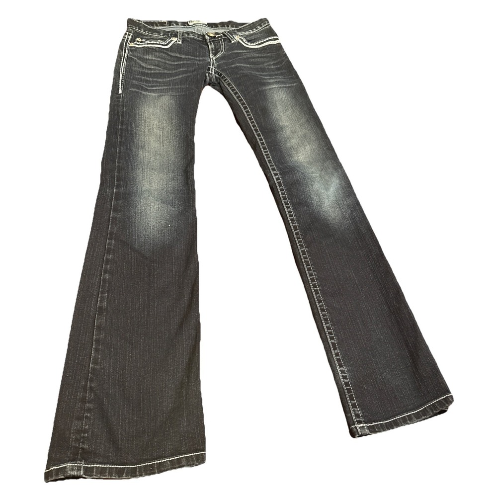 Daytrip Black Washed Boot Cut Jeans